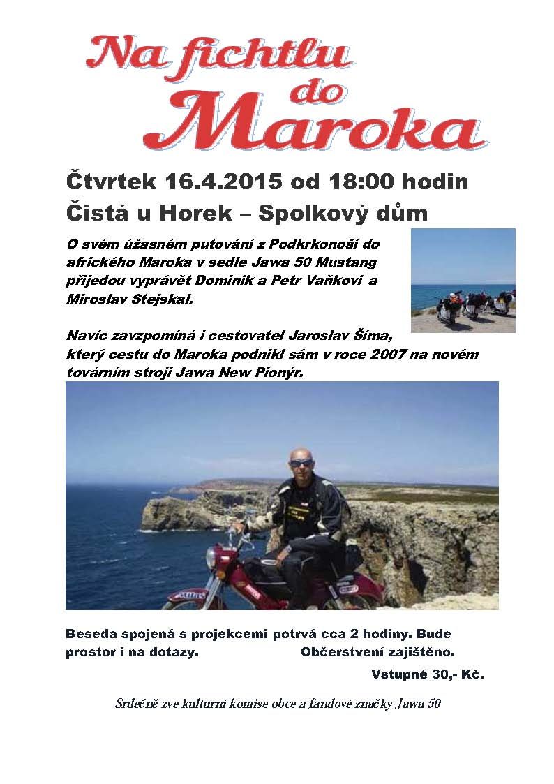 Na fichtlu doMaroka